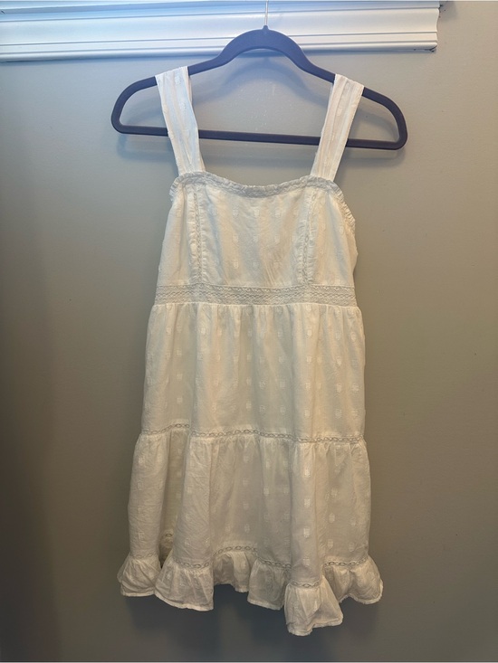 American Eagle Outfitters Dresses & Skirts - American Eagle White Eyelet Ruffle Dress
